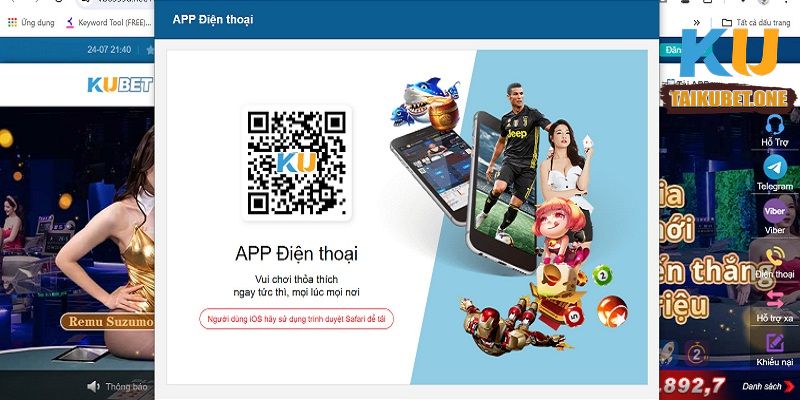Tải Kubet cho điện thoại